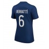 Damen Fußballbekleidung Paris Saint-Germain Marco Verratti #6 Heimtrikot 2022-23 Kurzarm